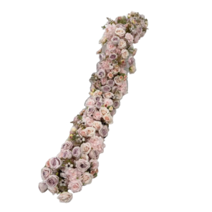 Purple Floral Table Runner