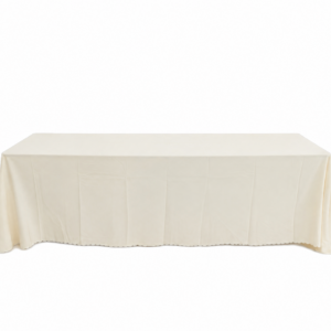 90"x156" Rectangular Ivory Table Linen